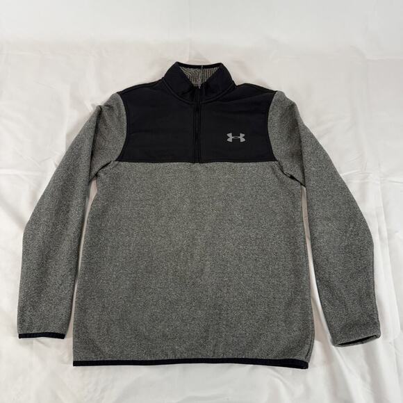 Under Armour Men's Hybrid Sweater Grey And Black Size: S - Picture 3 of 7